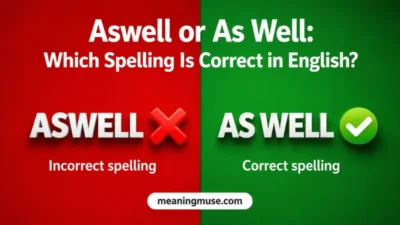 Aswell or As Well: Which Spelling Is Correct in English?