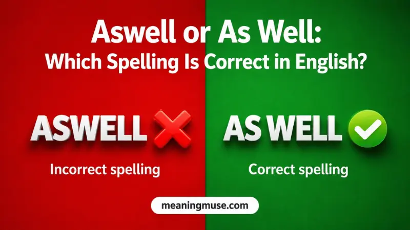 Aswell or As Well: Which Spelling Is Correct in English?
