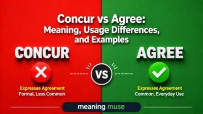 Concur vs Agree: Meaning, Usage Differences, and Examples