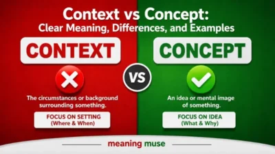 Context vs Concept: Clear Meaning, Differences, and Examples