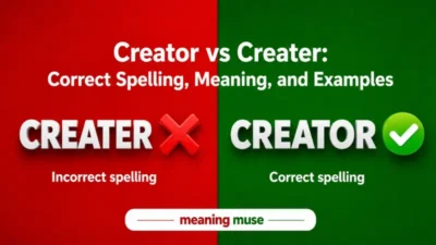 Creator vs Creater: Correct Spelling, Meaning, and Examples