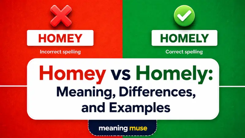 Homey vs Homely: Meaning, Differences, and Examples