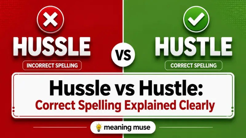 Hussle vs Hustle: Correct Spelling Explained Clearly