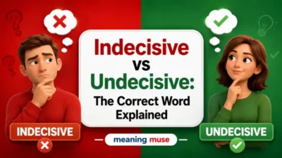 Indecisive vs Undecisive: The Correct Word Explained