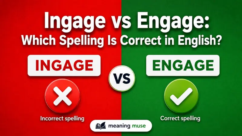 Ingage vs Engage: Which Spelling Is Correct in English?