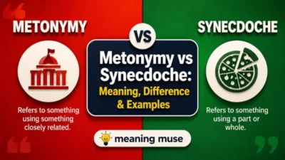 Metonymy vs Synecdoche: Meaning, Difference & Examples