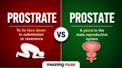 Prostrate vs Prostate: Meaning, Difference, and Examples