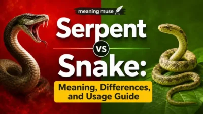 Serpent vs Snake: Meaning, Differences, and Usage Guide