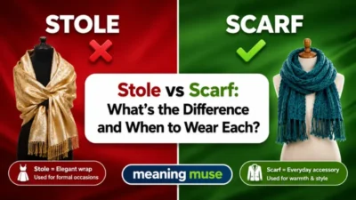 Stole vs Scarf: What’s the Difference and When to Wear Each?