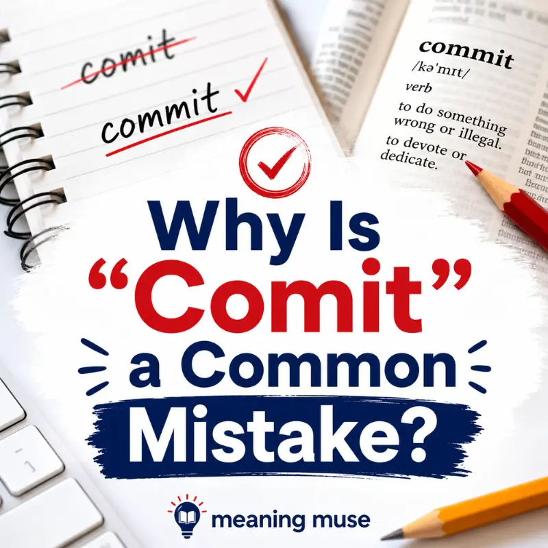 Why Is “Comit” a Common Mistake?