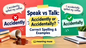 Accidently or Accidentally? Correct Spelling & Examples