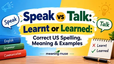 Learnt or Learned: Correct US Spelling, Meaning & Examples