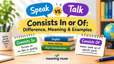 Consists In or Of: Difference, Meaning & Examples