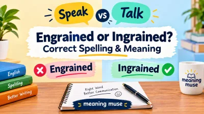 Engrained or Ingrained? Correct Spelling & Meaning