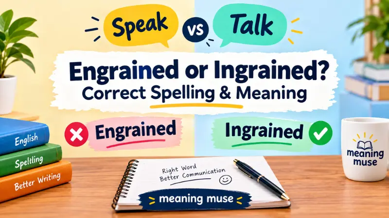 Engrained or Ingrained? Correct Spelling & Meaning