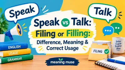 Filing or Filling: Difference, Meaning & Correct Usage