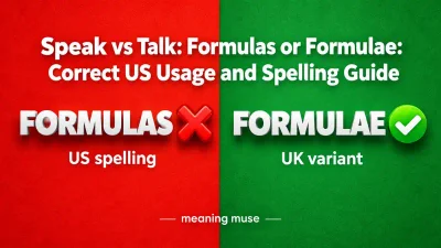 Formulas or Formulae: Correct US Usage and Spelling Guide