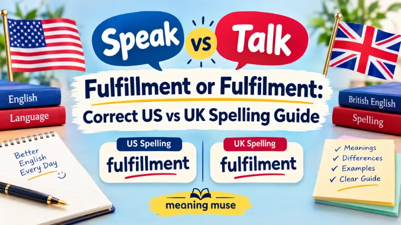 Fulfillment or Fulfilment: Correct US vs UK Spelling Guide
