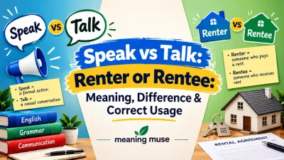 Renter or Rentee: Meaning, Difference & Correct Usage