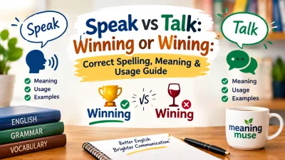 Winning or Wining: Correct Spelling, Meaning & Usage Guide