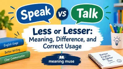 Less or Lesser: Meaning, Difference, and Correct Usage
